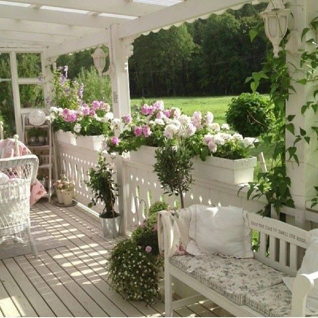 Oasi di paradiso in veranda stile shabby chic il blog italiano ... Veranda ispirazioni DIY